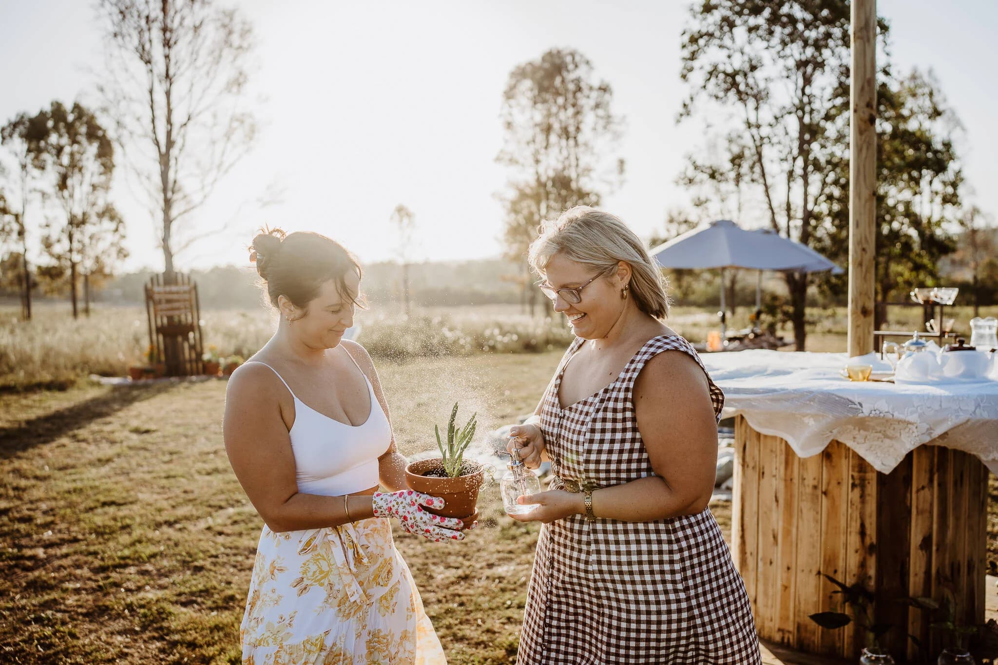 Rose and Rae Lane gathering